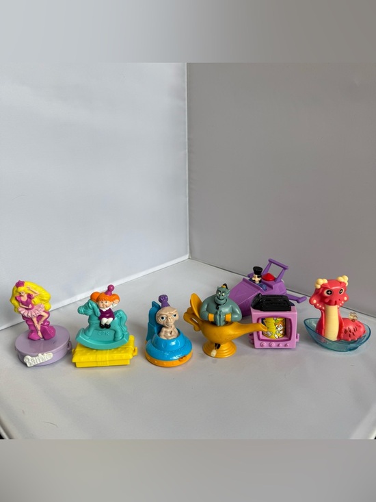 McDonald's Other - Vintage Lot of McDonalds Kids Happy Meal Toys Barbie CPK Aladdin ET Sonic + more